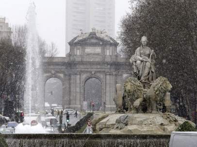 Nieve en Madrid