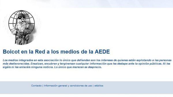 La web de AEDE, pirateada La web de AEDE, pirateada