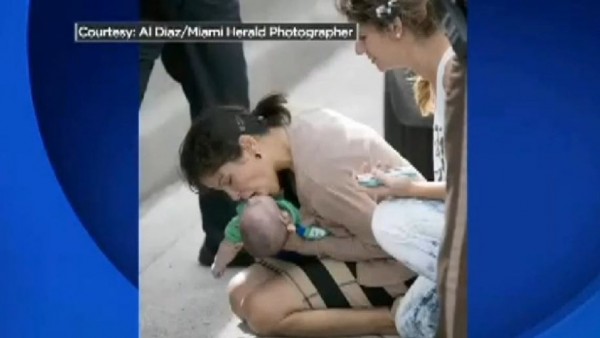 Un bebé salvado en Miami Un bebé salvado en Miami