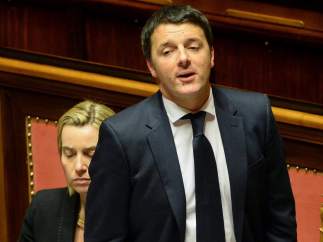 Matteo Renzi en la Cámara Alta
