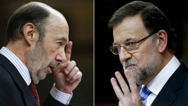 Alfredo Pérez Rubalcaba y Mariano Rajoy Alfredo Pérez Rubalcaba y Mariano Rajoy