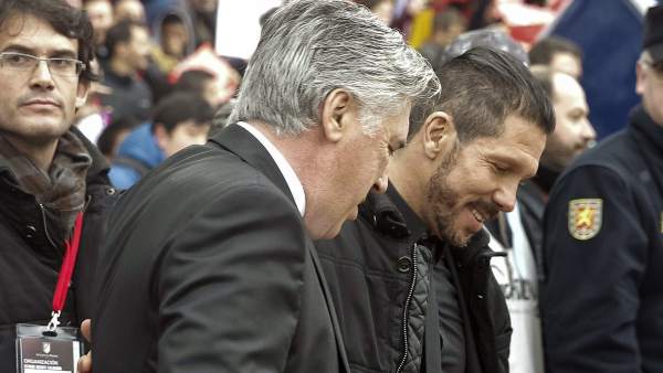 Ancelotti y Simeone Ancelotti y Simeone