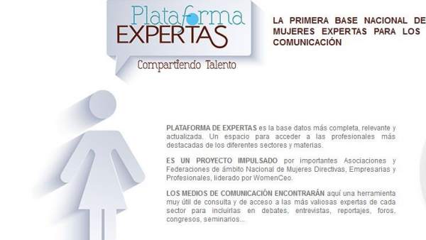 Plataforma de Expertas Plataforma de Expertas