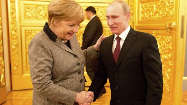 Putin y Merkel Putin y Merkel