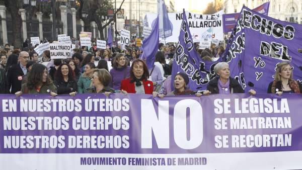Protesta contra el aborto en Madrid Protesta contra el aborto en Madrid