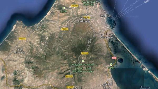 Melilla y el monte Gurugú Melilla y el monte Gurugú