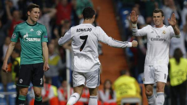 Cristiano y Bale ante el Schalke Cristiano y Bale ante el Schalke
