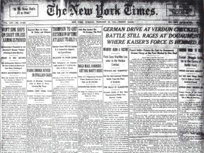 Primera Guerra Mundial - The New York Times
