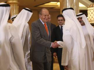 El rey Juan Carlos en Abu Dabi