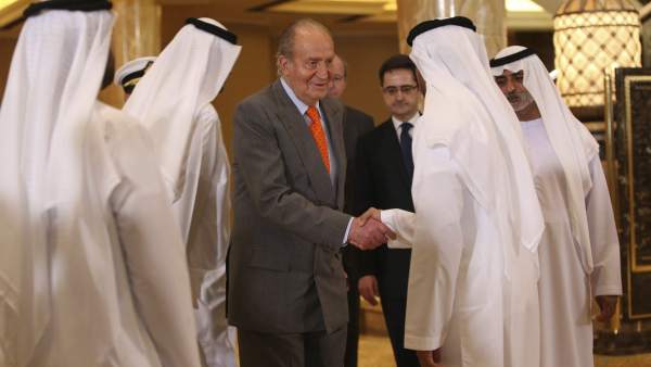 El rey Juan Carlos en Abu Dabi El rey Juan Carlos en Abu Dabi