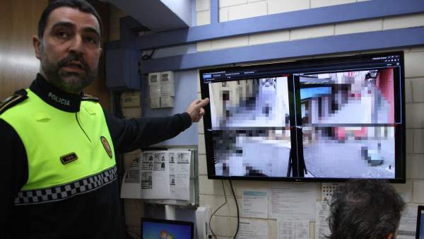 Centro de control de videovigilancia en Olot Centro de control de videovigilancia en Olot