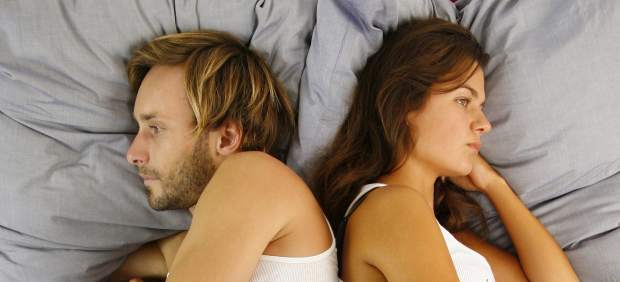 Pareja en la cama