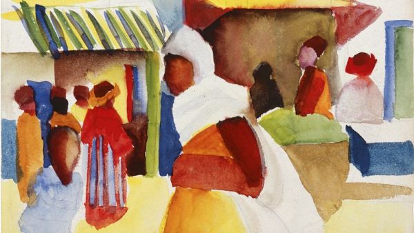 'Markt in Tunis I', 1914 'Markt in Tunis I', 1914