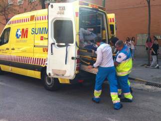 Acccidente laboral en Madrid