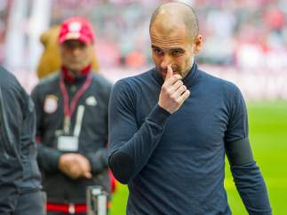 Pep Guardiola, de luto