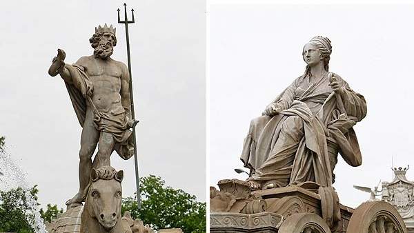 Neptuno y Cibeles Neptuno y Cibeles