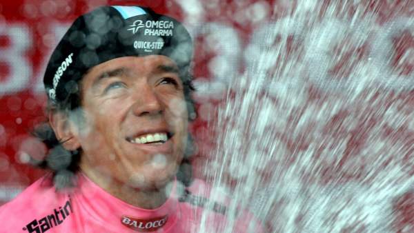 Rigoberto Urán, de rosa Rigoberto Urán, de rosa