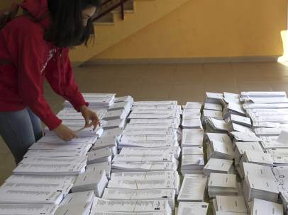 Papeletas de las elecciones europeas