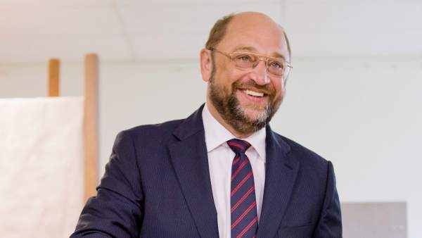 Martin Schulz vota en Alemania Martin Schulz vota en Alemania