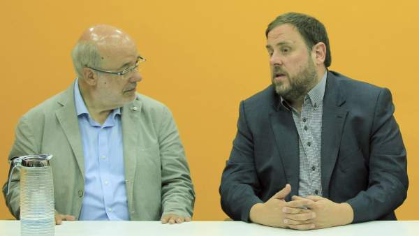 Terricabras y Junqueras Terricabras y Junqueras