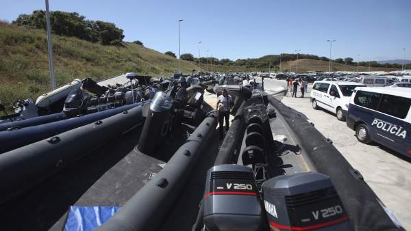 Incautada una flota de embarcaciones a una red de narcotraficantes Incautada una flota de embarcaciones a una red de narcotraficantes