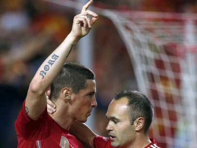 Fernando Torres y Andrés Iniesta