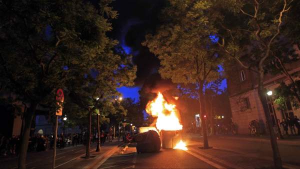 Incidentes en Barcelona Incidentes en Barcelona
