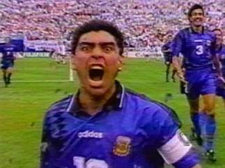 Maradona en el 94