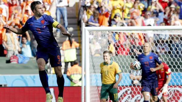 Gol de Van Persie a Australia Gol de Van Persie a Australia