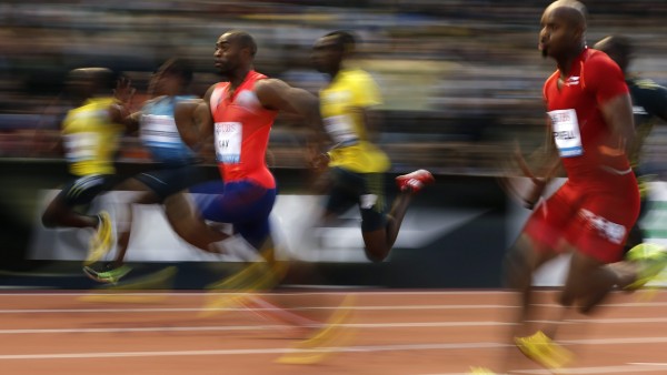 Tyson Gay compite en Lausana Tyson Gay compite en Lausana