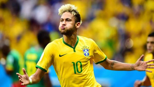 Neymar, en el Mundial de Brasil 2014 Neymar, en el Mundial de Brasil 2014