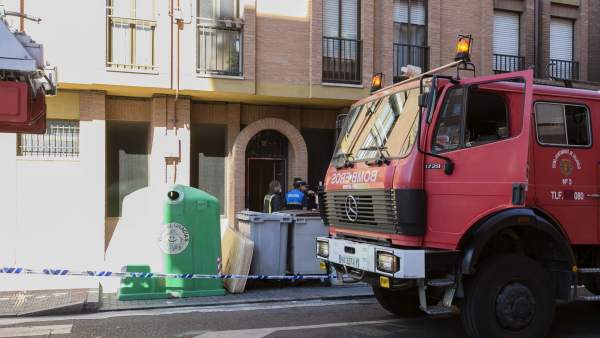 Incendio en una vivienda en Valladolid Incendio en una vivienda en Valladolid