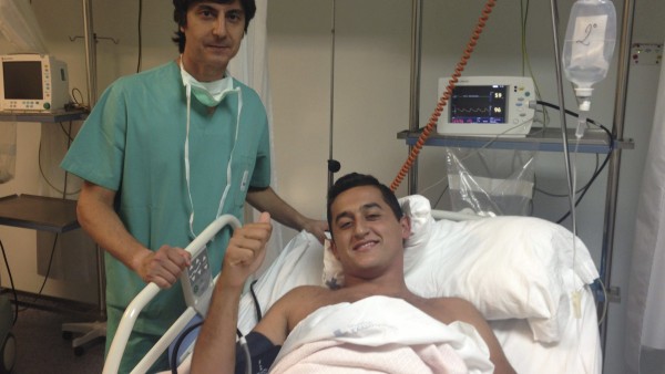 Nico Almagro, operado Nico Almagro, operado