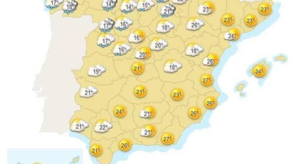 Mapa meteorológico de España Mapa meteorológico de España