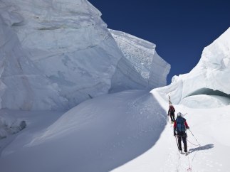 Montañeros en Mont Blanc