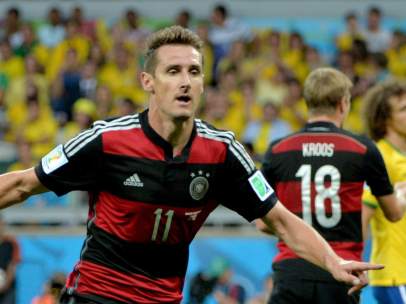 Klose, máximo goleador de los mundiales