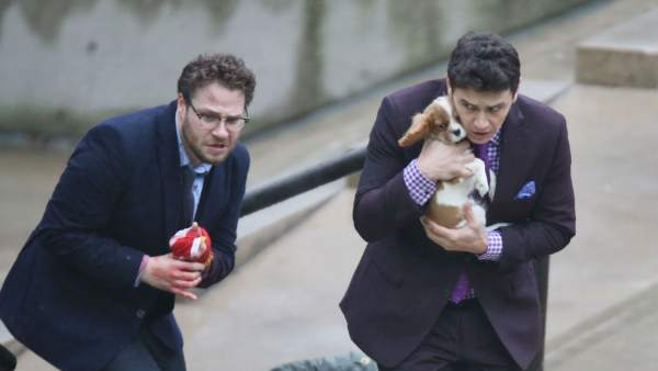 Rodaje de 'The Interview'. Rodaje de 'The Interview'.