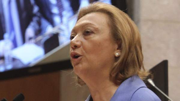 La presidenta de Aragón, Luisa Fernanda Rudi. La presidenta de Aragón, Luisa Fernanda Rudi.