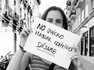 Campaña contra el acoso sexual en las calles de Madrid