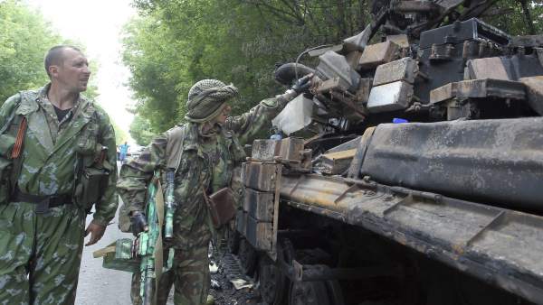 Combates en Donetsk, Ucrania Combates en Donetsk, Ucrania