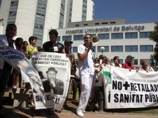Protesta en Bellvitge