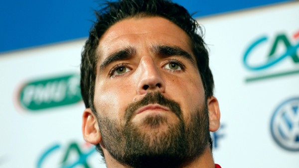 Raúl García, en rueda de prensa con la selección Raúl García, en rueda de prensa con la selección
