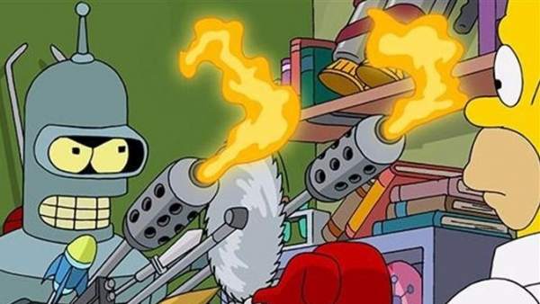 Fender contra Homer. Fender contra Homer.