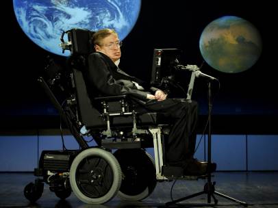 Stephen Hawking en la Universidad de Cambridge