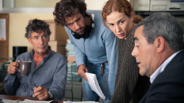 Imagen del rodaje de la miniserie Códice Imagen del rodaje de la miniserie Códice