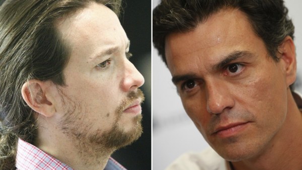 Pablo Iglesias y Pedro Sánchez Pablo Iglesias y Pedro Sánchez