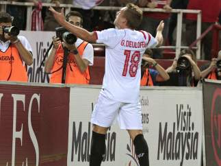 Gol de Deulofeu con el Sevilla