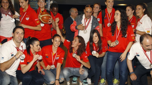 La selección femenina de baloncesto llega a Madrid La selección femenina de baloncesto llega a Madrid