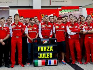Ferrari recuerda a Bianchi