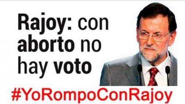 Campaña contra Rajoy Campaña contra Rajoy